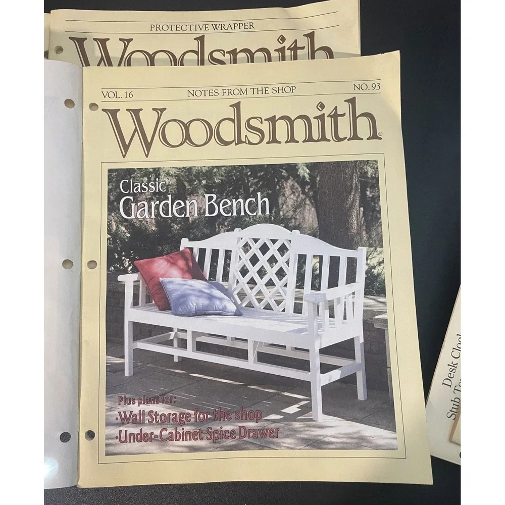 Woodsmith Woodworking Notes from the Shop Variety Lot (1993-1995)